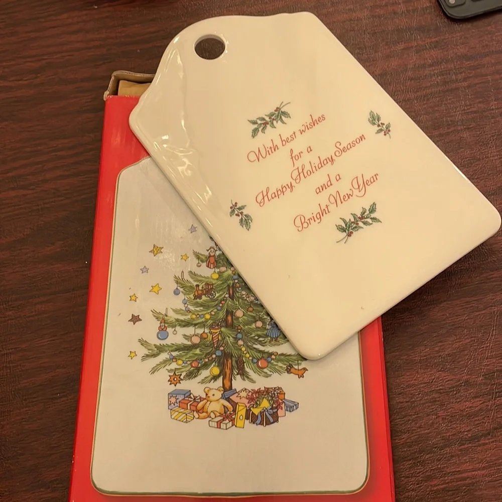 Nikko Christmastime Ceramic Snack/Cheese Board - Picture 3 of 4